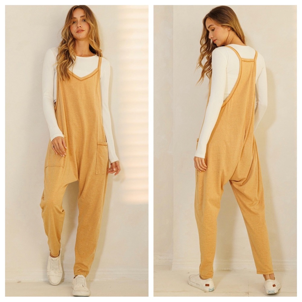 87 Boho Fabulous Cotton Blend Harem Jumpsuit